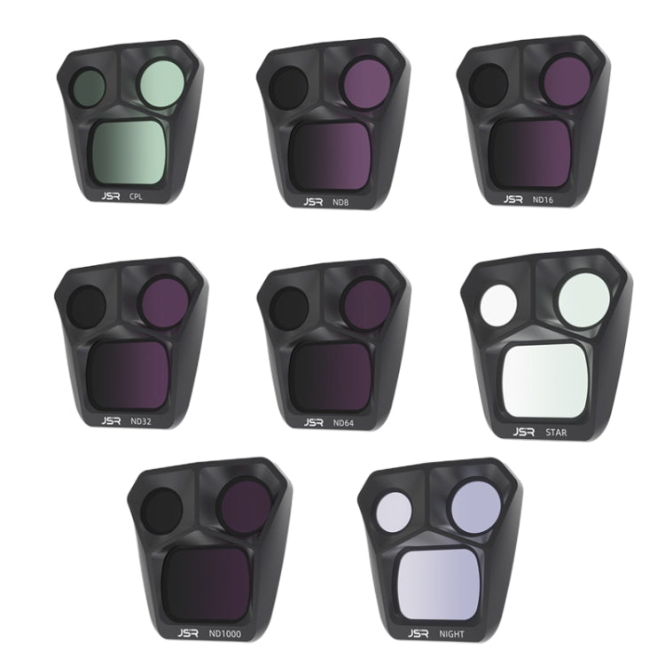 JSR GB 8 in 1 CPL ND8 ND16 ND32 ND64 STAR ND1000 NIGHT เลนส์ฟิลเตอร์, 8 in 1 For DJI Mavic 3 Pro
