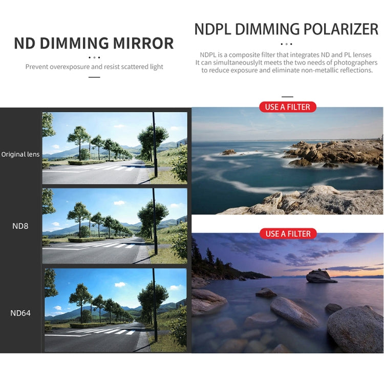 JSR GB 8 in 1 CPL ND8 ND16 ND32 ND64 STAR ND1000 NIGHT เลนส์ฟิลเตอร์, 8 in 1 For DJI Mavic 3 Pro