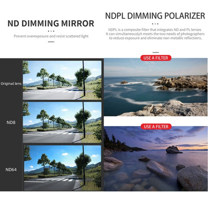 JSR GB 8 in 1 CPL ND8 ND16 ND32 ND64 STAR ND1000 NIGHT เลนส์ฟิลเตอร์, 8 in 1 For DJI Mavic 3 Pro