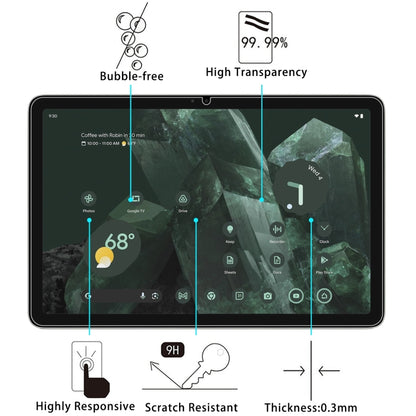 ฟิล์มกระจกนิรภัยป้องกันการระเบิด 9H 0.3 มม, For Google Pixel Tablet 2 11, For Doogee T30 Pro / Google Pixel Tablet (1pc)