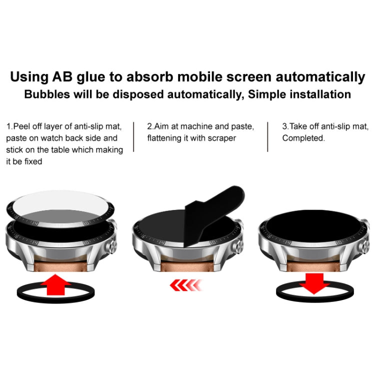 ฟิล์มป้องกันนาฬิกา IMAK Plexiglass HD, For Garmin Forerunner 965, For Garmin Instinct 2X, For Garmin Forerunner 265S, For Garmin Forerunner 265, For GarminMove Trend
