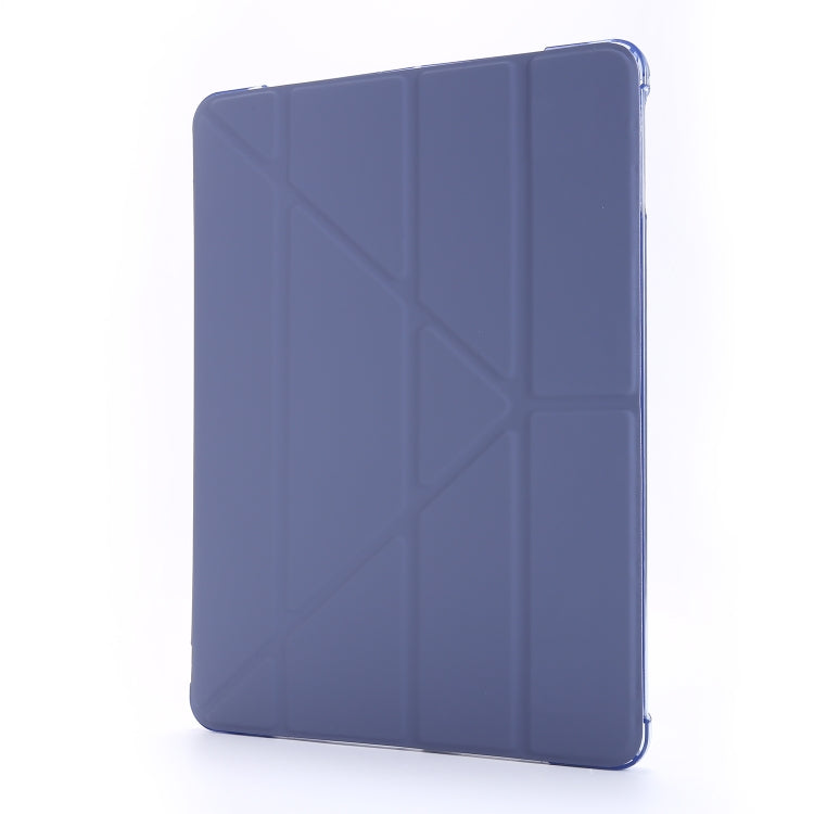 ซองหนังพลิกแนวนอนเปลี่ยนรูปถุงลมนิรภัยพร้อมตัวยึดและที่วางปากกา, For iPad 9.7 (2018) & (2017), For iPad Air 2