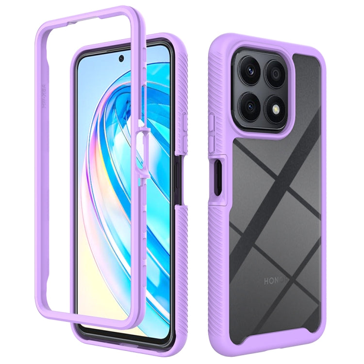 Starry Sky สีทึบกันกระแทก TPU เคสโทรศัพท์ PC ใส, For Honor X8a, For Honor X7a