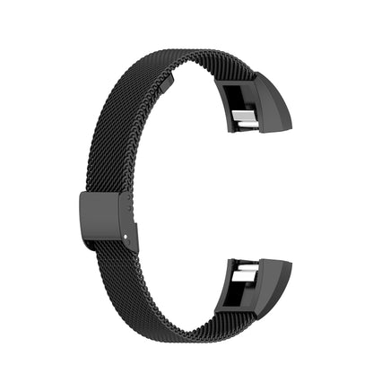 สำหรับ Fitbit Alta / Alta HR / ACE นาฬิกาปุ่มตาข่ายสายเปลี่ยนโลหะสายนาฬิกา, S, L