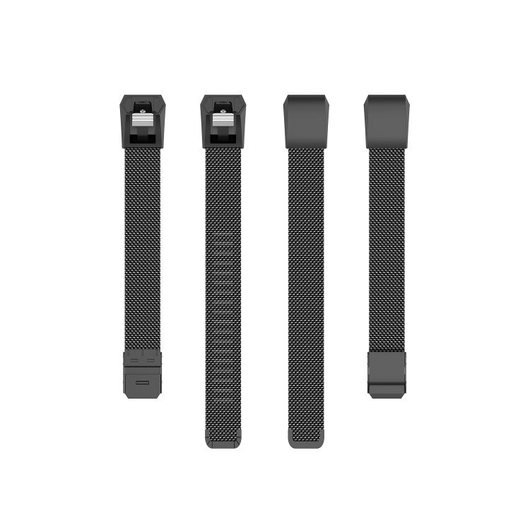 สำหรับ Fitbit Alta / Alta HR / ACE นาฬิกาปุ่มตาข่ายสายเปลี่ยนโลหะสายนาฬิกา, S, L