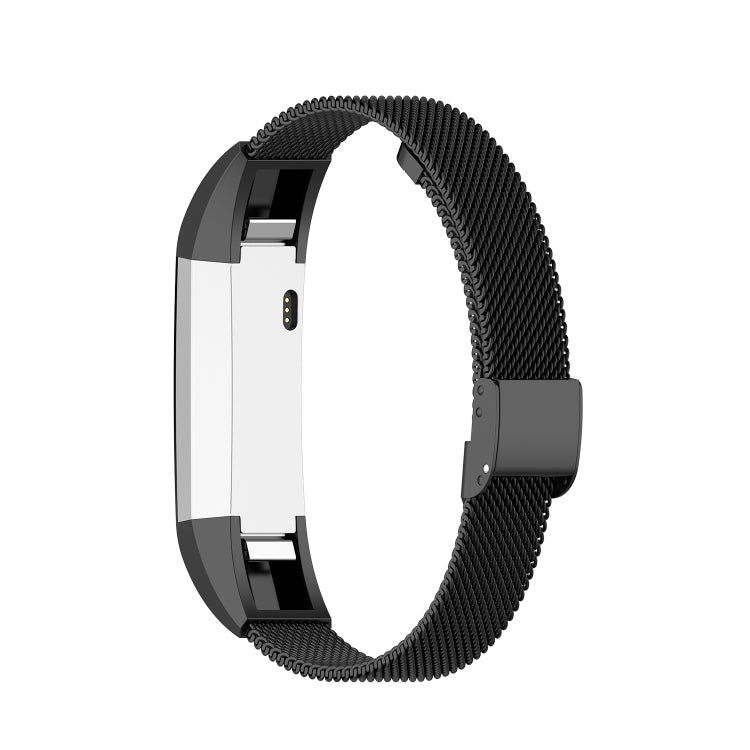 สำหรับ Fitbit Alta / Alta HR / ACE นาฬิกาปุ่มตาข่ายสายเปลี่ยนโลหะสายนาฬิกา, S, L