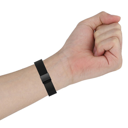 สำหรับ Fitbit Alta / Alta HR / ACE นาฬิกาปุ่มตาข่ายสายเปลี่ยนโลหะสายนาฬิกา, S, L