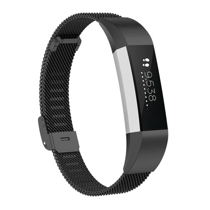 สำหรับ Fitbit Alta / Alta HR / ACE นาฬิกาปุ่มตาข่ายสายเปลี่ยนโลหะสายนาฬิกา, S, L