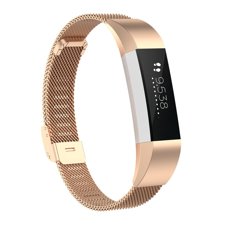 สำหรับ Fitbit Alta / Alta HR / ACE นาฬิกาปุ่มตาข่ายสายเปลี่ยนโลหะสายนาฬิกา, S, L