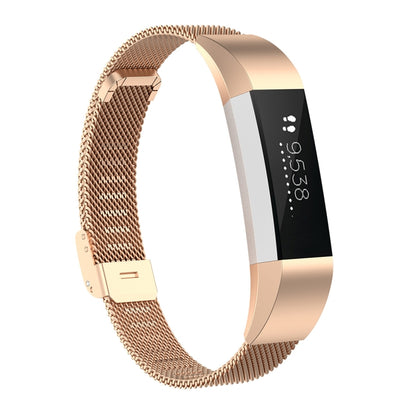 สำหรับ Fitbit Alta / Alta HR / ACE นาฬิกาปุ่มตาข่ายสายเปลี่ยนโลหะสายนาฬิกา, S, L