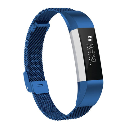 สำหรับ Fitbit Alta / Alta HR / ACE นาฬิกาปุ่มตาข่ายสายเปลี่ยนโลหะสายนาฬิกา, S, L