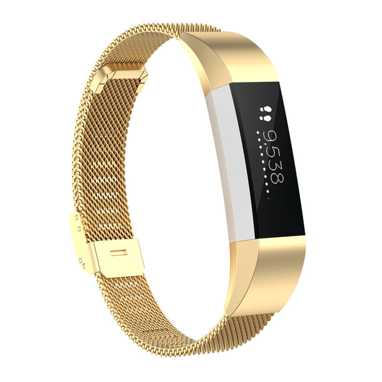 สำหรับ Fitbit Alta / Alta HR / ACE นาฬิกาปุ่มตาข่ายสายเปลี่ยนโลหะสายนาฬิกา, S, L
