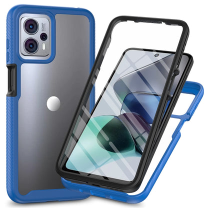 เคสโทรศัพท์กันกระแทกไฮบริด Starry Sky แบบเต็มตัวพร้อมฟิล์ม PET, For Motorola Moto G13 / G23, For Motorola Moto G53