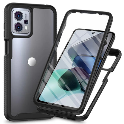 เคสโทรศัพท์กันกระแทกไฮบริด Starry Sky แบบเต็มตัวพร้อมฟิล์ม PET, For Motorola Moto G13 / G23, For Motorola Moto G53