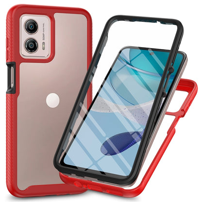 เคสโทรศัพท์กันกระแทกไฮบริด Starry Sky แบบเต็มตัวพร้อมฟิล์ม PET, For Motorola Moto G13 / G23, For Motorola Moto G53