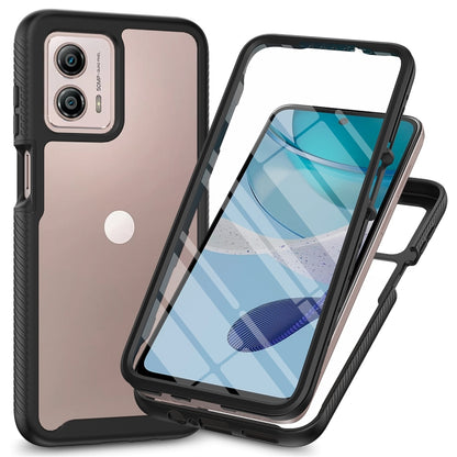 เคสโทรศัพท์กันกระแทกไฮบริด Starry Sky แบบเต็มตัวพร้อมฟิล์ม PET, For Motorola Moto G13 / G23, For Motorola Moto G53