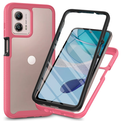 เคสโทรศัพท์กันกระแทกไฮบริด Starry Sky แบบเต็มตัวพร้อมฟิล์ม PET, For Motorola Moto G13 / G23, For Motorola Moto G53