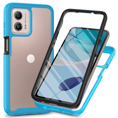 เคสโทรศัพท์กันกระแทกไฮบริด Starry Sky แบบเต็มตัวพร้อมฟิล์ม PET, For Motorola Moto G13 / G23, For Motorola Moto G53