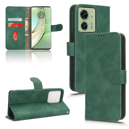 Skin Feel เคสโทรศัพท์หนังแบบแม่เหล็กพลิก, For Motorola Edge 40