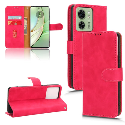 Skin Feel เคสโทรศัพท์หนังแบบแม่เหล็กพลิก, For Motorola Edge 40