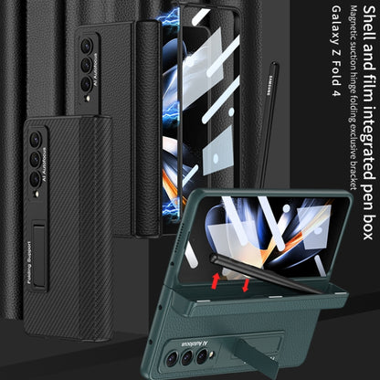 GKK ซองใส่โทรศัพท์หนังบานพับพับในตัวพร้อมตัวยึด, For Samsung Galaxy Z Fold4