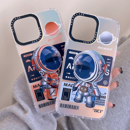 เคสโทรศัพท์ TPU ลายนักบินอวกาศเชิงกล, For iPhone 14 Plus, For iPhone 14, For iPhone 14 Pro, For iPhone 14 Pro Max, For iPhone 13 Pro Max, For iPhone 13 Pro, For iPhone 13, For iPhone 12, For iPhone 12 Pro Max, For iPhone 12 Pro, For iPhone 11 Pro Max  ...