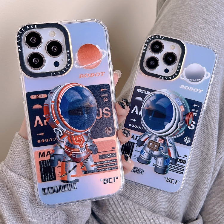 เคสโทรศัพท์ TPU ลายนักบินอวกาศเชิงกล, For iPhone 14 Plus, For iPhone 14, For iPhone 14 Pro, For iPhone 14 Pro Max, For iPhone 13 Pro Max, For iPhone 13 Pro, For iPhone 13, For iPhone 12, For iPhone 12 Pro Max, For iPhone 12 Pro, For iPhone 11 Pro Max  ...