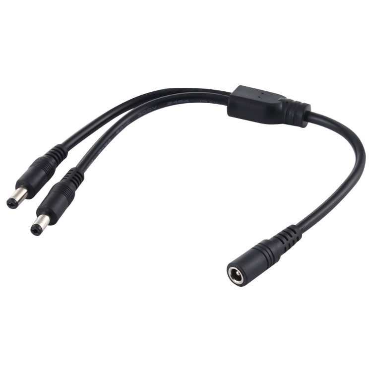 5.5 x 2.1 มม. หญิงกับชายปลั๊กไฟ DC แยกสายไฟอะแดปเตอร์, 30cm, 70cm