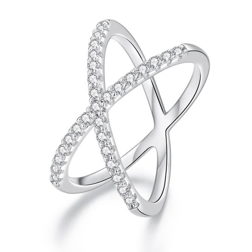 S925 เงินสเตอร์ลิงชุบทองคำขาวสองชั้นประดับมือแหวน Moissanite, MSR036-8