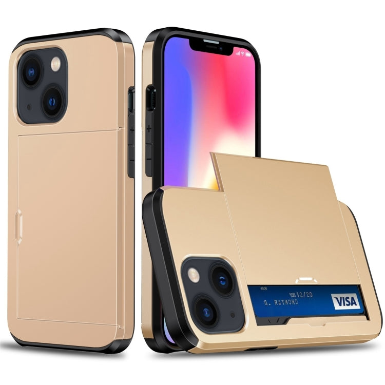 เคสโทรศัพท์เกราะกันกระแทกพร้อมช่องสไลด์การ์ด, For iPhone 15 Pro Max, For iPhone 15 Pro, For iPhone 15 Plus, For iPhone 15