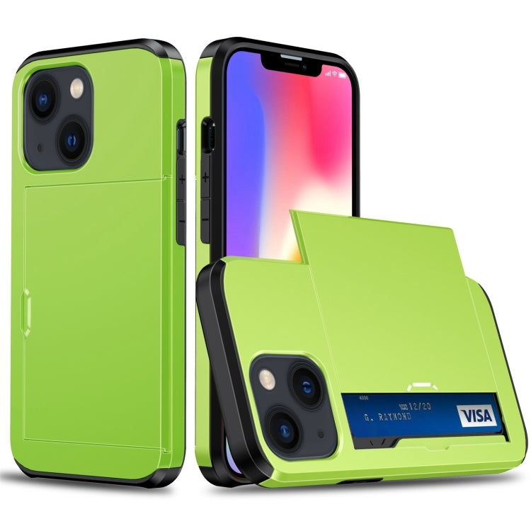 เคสโทรศัพท์เกราะกันกระแทกพร้อมช่องสไลด์การ์ด, For iPhone 15 Pro Max, For iPhone 15 Pro, For iPhone 15 Plus, For iPhone 15