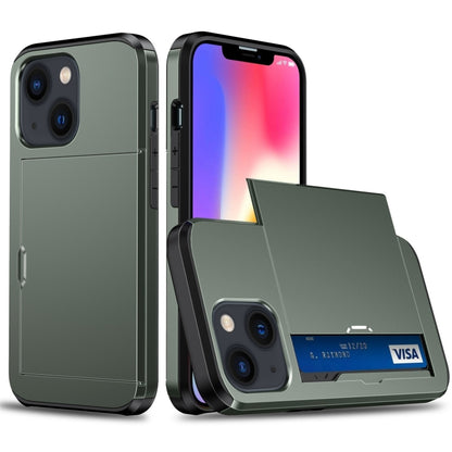 เคสโทรศัพท์เกราะกันกระแทกพร้อมช่องสไลด์การ์ด, For iPhone 15 Pro Max, For iPhone 15 Pro, For iPhone 15 Plus, For iPhone 15