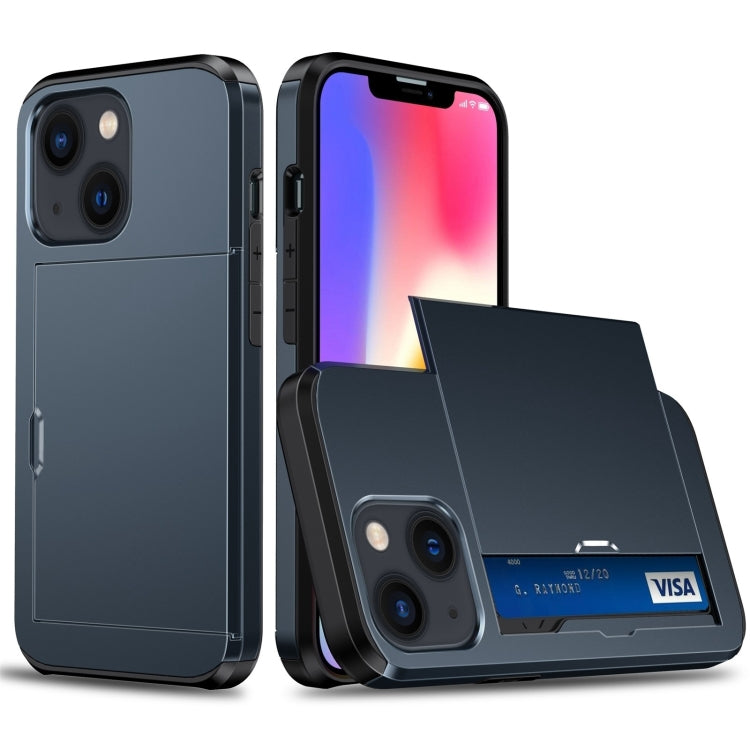 เคสโทรศัพท์เกราะกันกระแทกพร้อมช่องสไลด์การ์ด, For iPhone 15 Pro Max, For iPhone 15 Pro, For iPhone 15 Plus, For iPhone 15