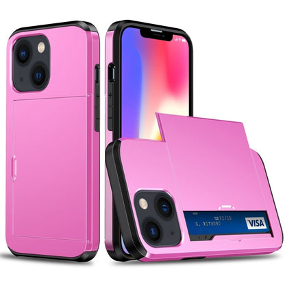 เคสโทรศัพท์เกราะกันกระแทกพร้อมช่องสไลด์การ์ด, For iPhone 15 Pro Max, For iPhone 15 Pro, For iPhone 15 Plus, For iPhone 15