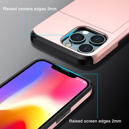 เคสโทรศัพท์เกราะกันกระแทกพร้อมช่องสไลด์การ์ด, For iPhone 15 Pro Max, For iPhone 15 Pro, For iPhone 15 Plus, For iPhone 15