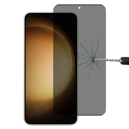 Ultrathin 3D Curved Edge Privacy ฟิล์มกระจกนิรภัย, รองรับการปลดล็อค, For Samsung Galaxy S23 Ultra 5G, For Samsung Galaxy S23+ 5G, For Samsung Galaxy S23 5G