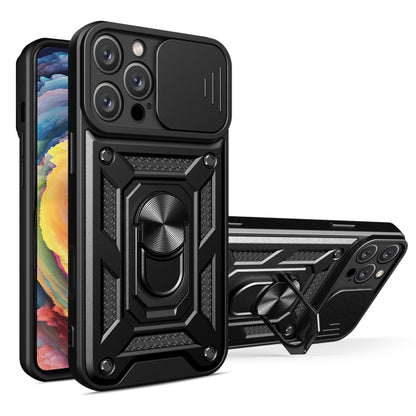 เลื่อนฝาครอบกล้องออกแบบเคสโทรศัพท์ TPU + PC, For iPhone 17e / 16e, For iPhone 17 Pro Max, For iPhone 17 Pro, For iPhone 17, For iPhone Air, For iPhone 16 Pro Max