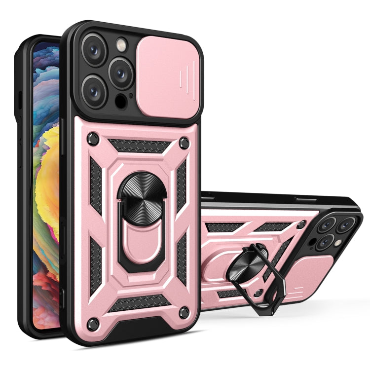 เลื่อนฝาครอบกล้องออกแบบเคสโทรศัพท์ TPU + PC, For iPhone 17e / 16e, For iPhone 17 Pro Max, For iPhone 17 Pro, For iPhone 17, For iPhone Air, For iPhone 16 Pro Max
