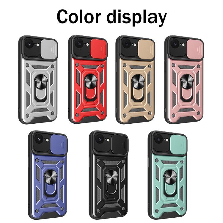 เลื่อนฝาครอบกล้องออกแบบเคสโทรศัพท์ TPU + PC, For iPhone 17e / 16e, For iPhone 17 Pro Max, For iPhone 17 Pro, For iPhone 17, For iPhone Air, For iPhone 16 Pro Max