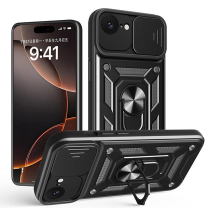 เลื่อนฝาครอบกล้องออกแบบเคสโทรศัพท์ TPU + PC, For iPhone 17e / 16e, For iPhone 17 Pro Max, For iPhone 17 Pro, For iPhone 17, For iPhone Air, For iPhone 16 Pro Max