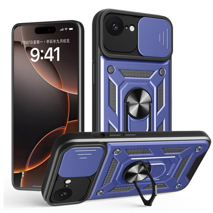 เลื่อนฝาครอบกล้องออกแบบเคสโทรศัพท์ TPU + PC, For iPhone 17e / 16e, For iPhone 17 Pro Max, For iPhone 17 Pro, For iPhone 17, For iPhone Air, For iPhone 16 Pro Max