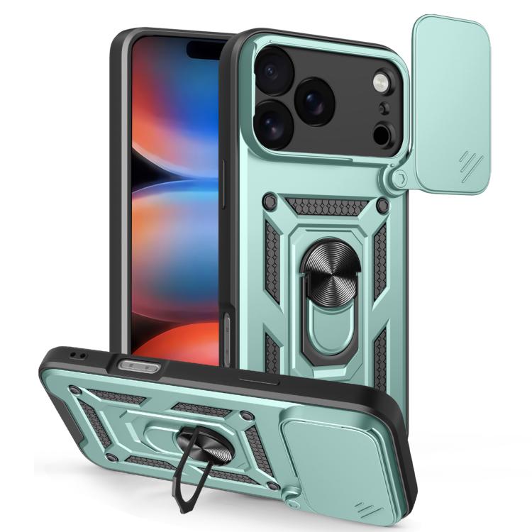 เลื่อนฝาครอบกล้องออกแบบเคสโทรศัพท์ TPU + PC, For iPhone 17e / 16e, For iPhone 17 Pro Max, For iPhone 17 Pro, For iPhone 17, For iPhone Air, For iPhone 16 Pro Max