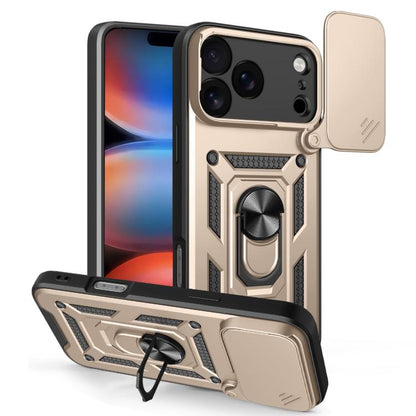 เลื่อนฝาครอบกล้องออกแบบเคสโทรศัพท์ TPU + PC, For iPhone 17e / 16e, For iPhone 17 Pro Max, For iPhone 17 Pro, For iPhone 17, For iPhone Air, For iPhone 16 Pro Max