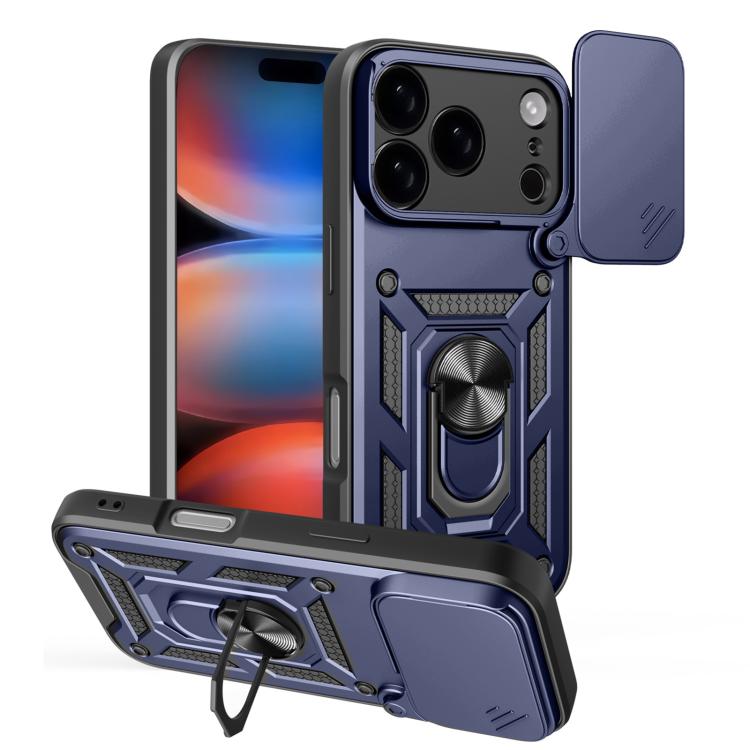 เลื่อนฝาครอบกล้องออกแบบเคสโทรศัพท์ TPU + PC, For iPhone 17e / 16e, For iPhone 17 Pro Max, For iPhone 17 Pro, For iPhone 17, For iPhone Air, For iPhone 16 Pro Max