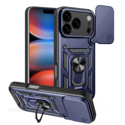 เลื่อนฝาครอบกล้องออกแบบเคสโทรศัพท์ TPU + PC, For iPhone 17e / 16e, For iPhone 17 Pro Max, For iPhone 17 Pro, For iPhone 17, For iPhone Air, For iPhone 16 Pro Max