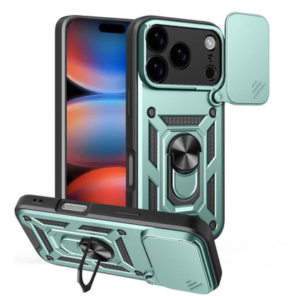 เลื่อนฝาครอบกล้องออกแบบเคสโทรศัพท์ TPU + PC, For iPhone 17e / 16e, For iPhone 17 Pro Max, For iPhone 17 Pro, For iPhone 17, For iPhone Air, For iPhone 16 Pro Max
