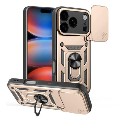 เลื่อนฝาครอบกล้องออกแบบเคสโทรศัพท์ TPU + PC, For iPhone 17e / 16e, For iPhone 17 Pro Max, For iPhone 17 Pro, For iPhone 17, For iPhone Air, For iPhone 16 Pro Max