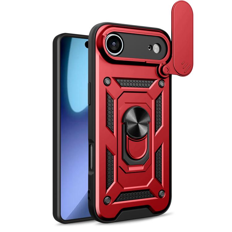 เลื่อนฝาครอบกล้องออกแบบเคสโทรศัพท์ TPU + PC, For iPhone 17e / 16e, For iPhone 17 Pro Max, For iPhone 17 Pro, For iPhone 17, For iPhone Air, For iPhone 16 Pro Max