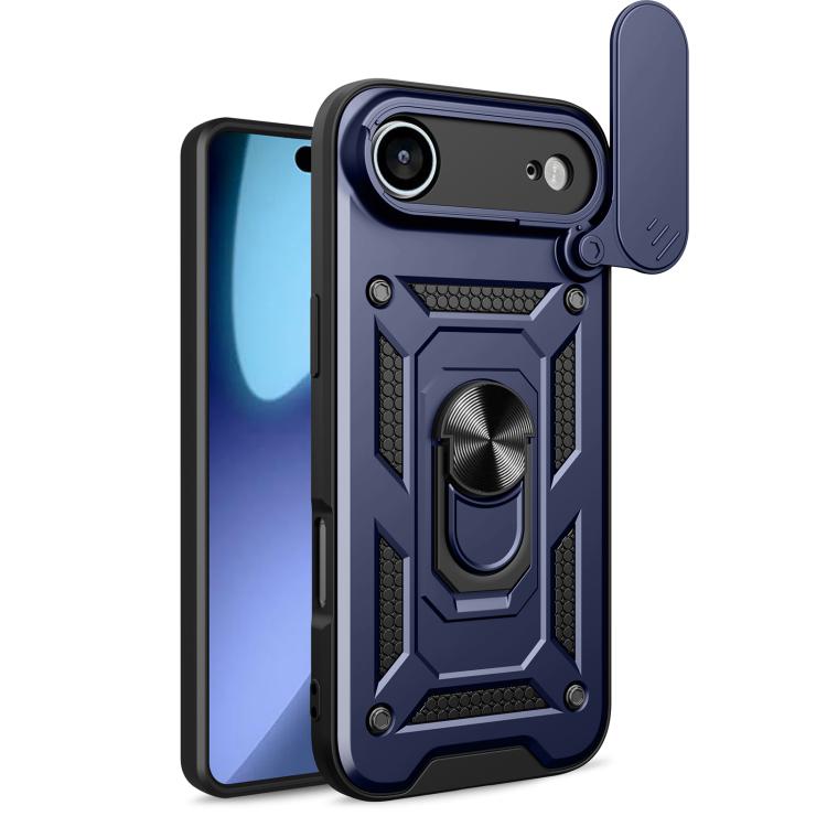 เลื่อนฝาครอบกล้องออกแบบเคสโทรศัพท์ TPU + PC, For iPhone 17e / 16e, For iPhone 17 Pro Max, For iPhone 17 Pro, For iPhone 17, For iPhone Air, For iPhone 16 Pro Max