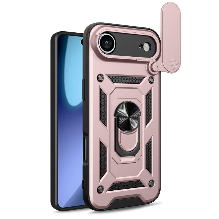 เลื่อนฝาครอบกล้องออกแบบเคสโทรศัพท์ TPU + PC, For iPhone 17e / 16e, For iPhone 17 Pro Max, For iPhone 17 Pro, For iPhone 17, For iPhone Air, For iPhone 16 Pro Max